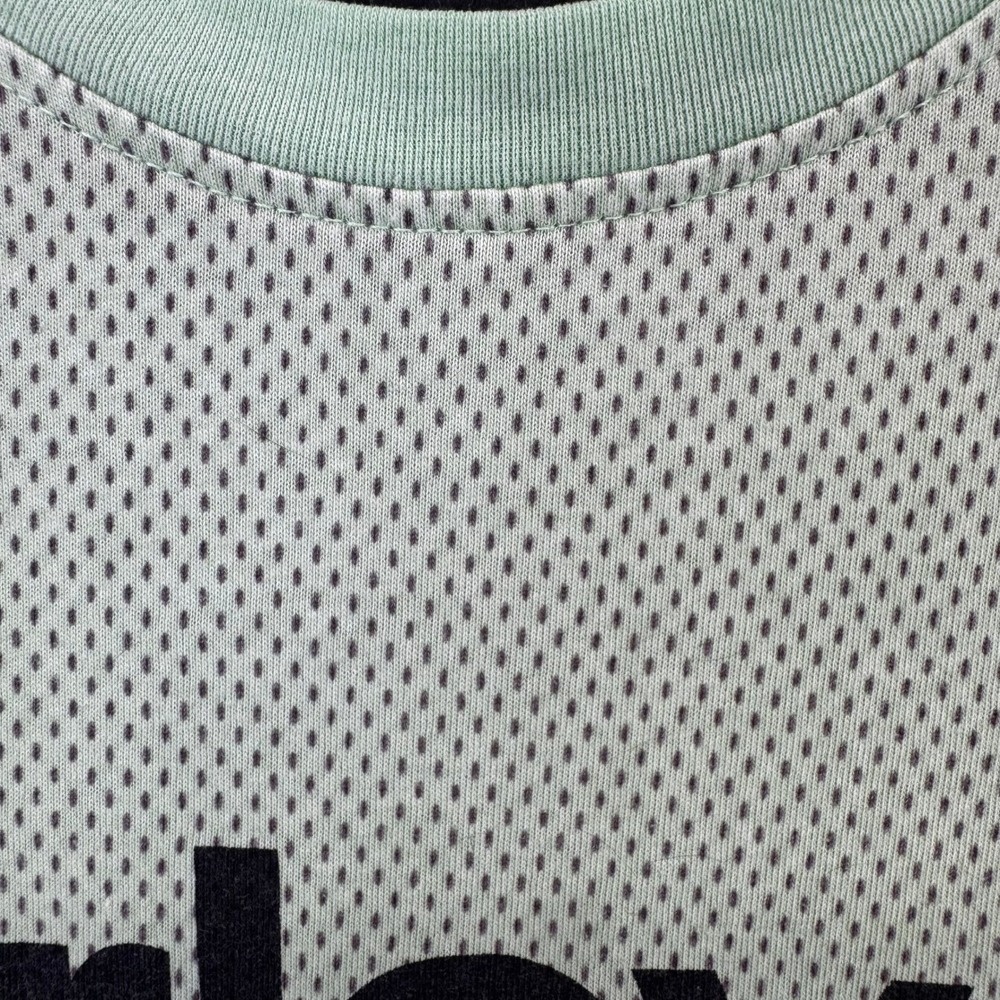 Hurley Mens Green Ombre Mesh Graphic T-Shirt Short Sleeve Logo Tee Size Medium - Picture 5 of 5